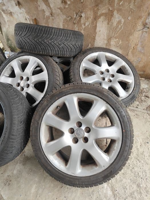 Alufelgi 17 cali z oponami + koło zapasowe 5x100
