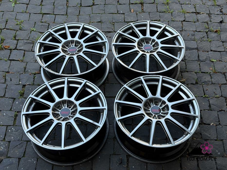 Felgi Enkei STi z Subaru Legacy BL/BP Tuned by STI 18 cali Forester BRZ Impreza JDM Outback 5x100 Toyota