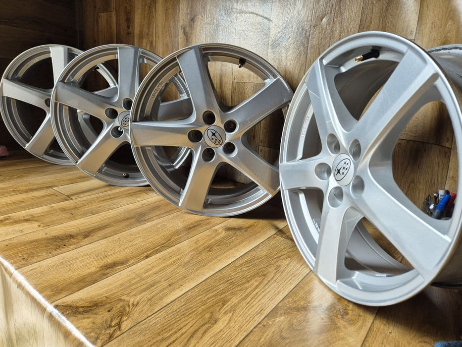 17cali  5x100 et48 7j ot56,1 Alutec Subaru stan idealny