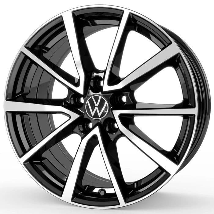 Felgi 17" do VW T-cross Taigo Fox Golf Polo Bora Beetle Czarny Poler