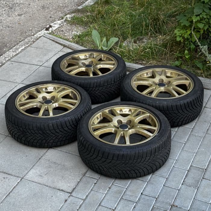 Oryginalne felgi Subaru WRX STI po prostowaniu