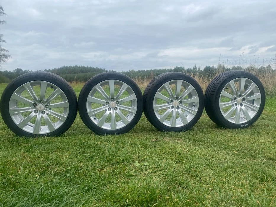 Oryginalne felgi Subaru 17" 5x100 ET55 + Powertrac 215/45 R17