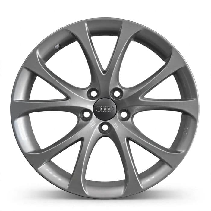 Felgi Audi OE 17" 8X0 071 497 8Z8 5-V-Spoke 5x100 7,5J ET36 A1 A3 Q2 Brillantsilber NOWE 4szt