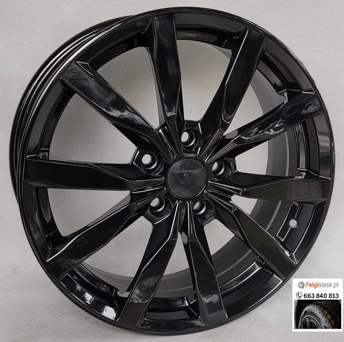 Felgi 17 5x100 Seat Arona Skoda Kamiq Scala VW T-Cross 57,1 czarne