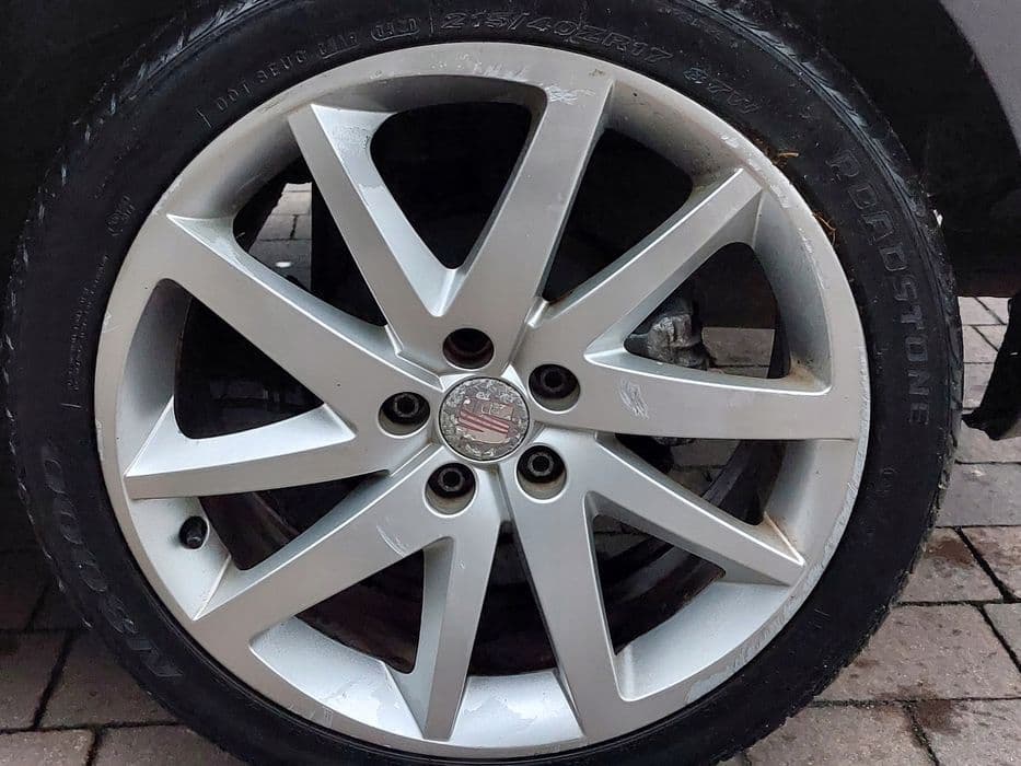 felgi aluminiowe 17 5x100 et 43 seat ibiza 6j iv vw skoda 6j0601025p