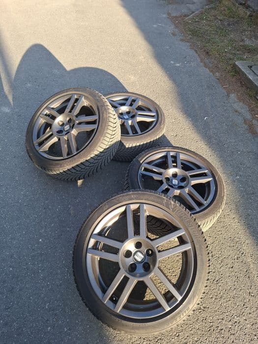 Felgi r17 5x100 Opony Zimowe Brodgestone