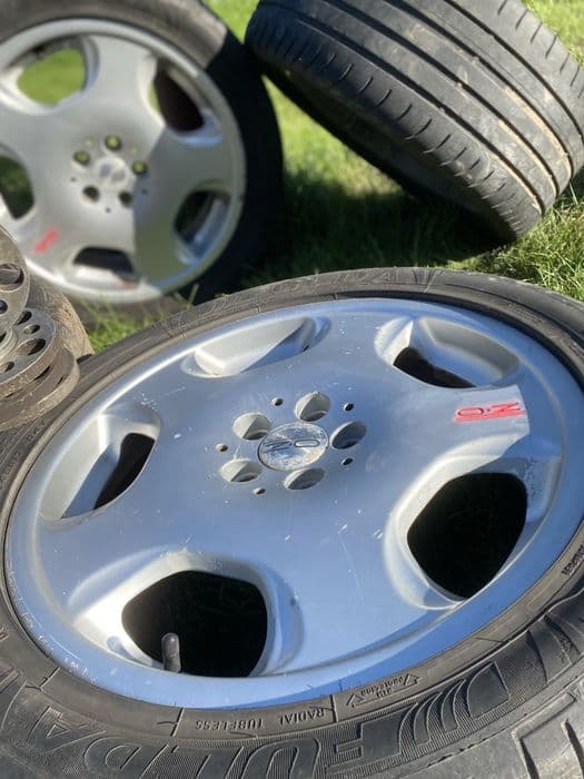 Alofelgi OZ R17 5x100 + dystansy+dlugie sruby