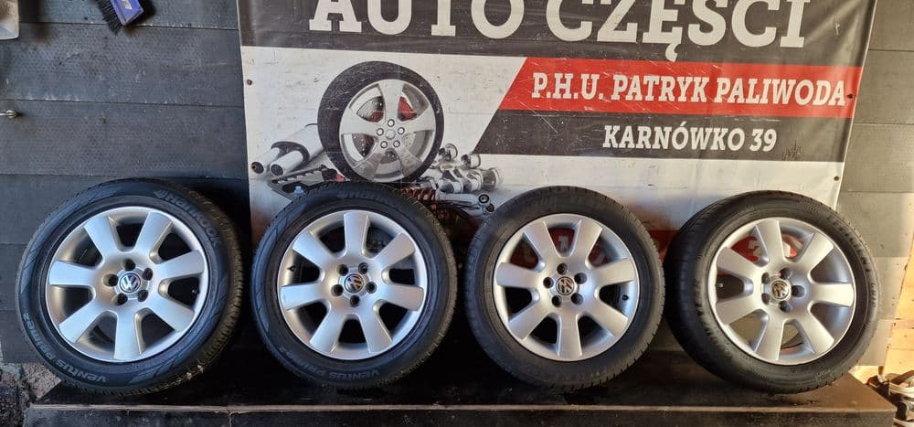 Alufelgi+opony letnie VW Golf IV BORA New Beetle R16 5x100 et42