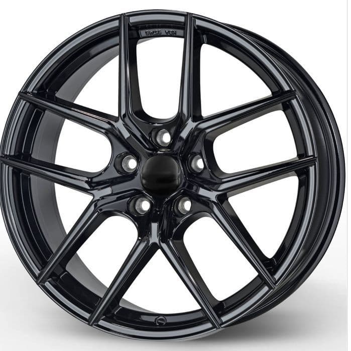 Pasuje do Audi Felgi 17" A1 Allstreet A1 City Carve Czarny Połysk