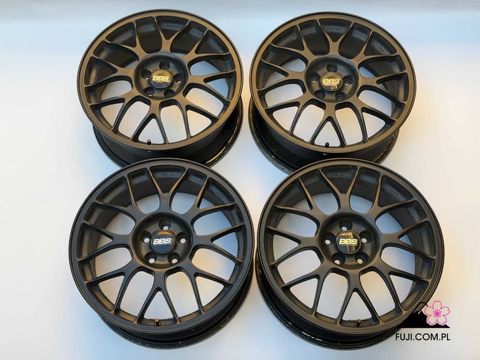 Komplet kutych felg 17 cali BBS STi RG345 Made in Japan. JDM Subaru Impreza Legacy Outback BRZ Forester 5x100