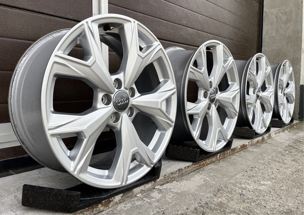 4x felgi aluminiowe 5x100 r17 et43 7J Alufelgi Oryginał Audi 17”
