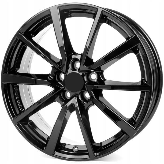 Pasuje do Seat Felgi 17" Ibiza Arona Leon Toledo Czarny Połysk
