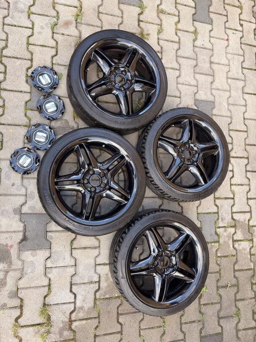 Felgi aluminiowe 17" seat top sport czarne 5x100