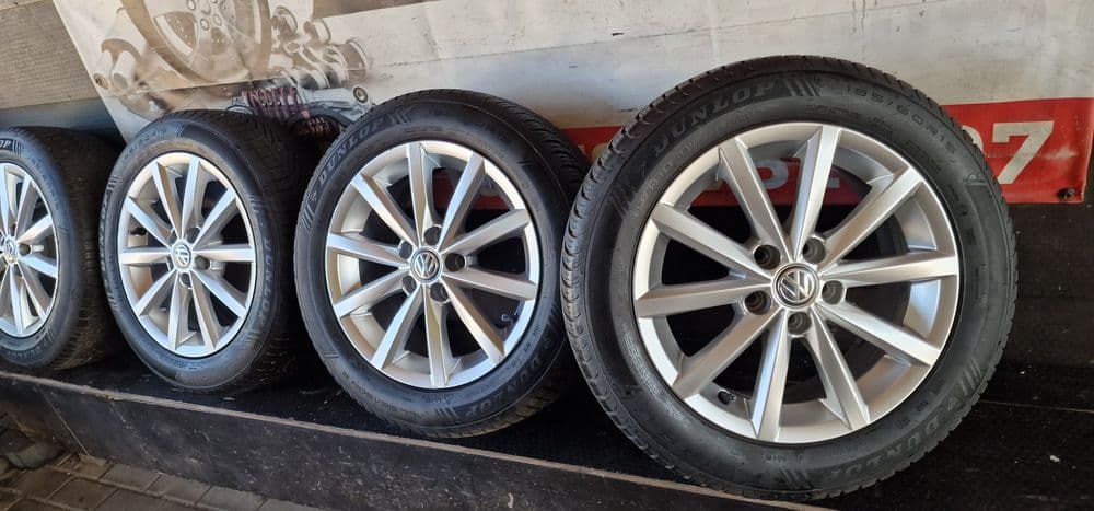 Alufelgi+opony wielosezonowe 185/60 R15 5x100 et40 VW Polo 6C 6R 2024r