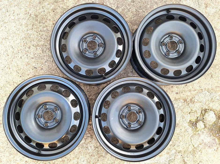 4 felgi stal.16 oryg. 5x100 VW Taigo, T-Cross, Skoda Kamiq, Scala mag. F272