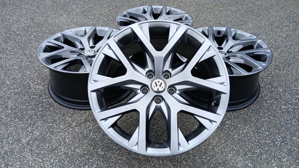 17"  VW oryginal Polo GTI  5x100  7,5j  et36  Idealne  Grafit
