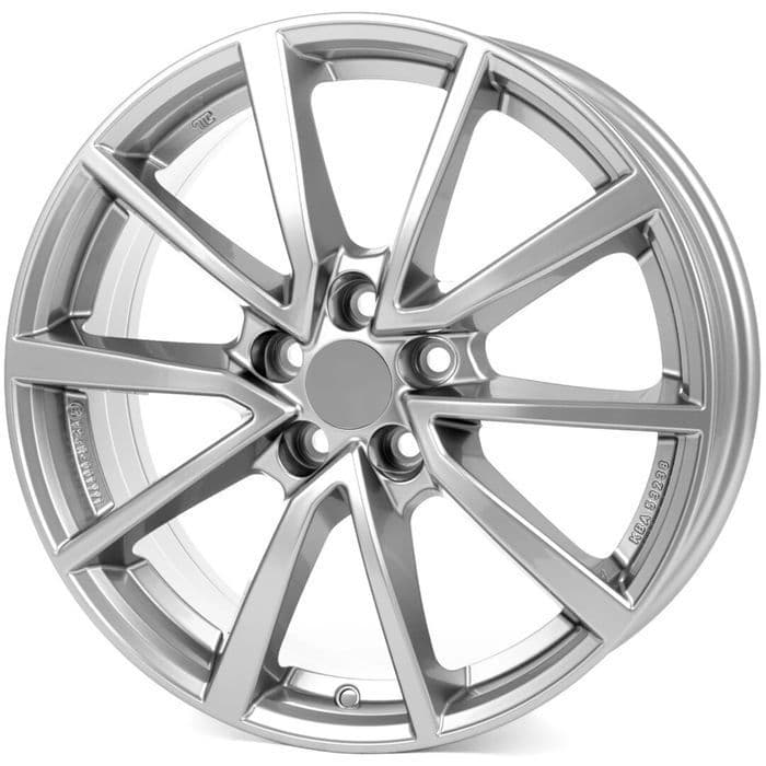 Pasuje do Seat Felgi 17" Ibiza Arona Leon Toledo Srebrny Połysk