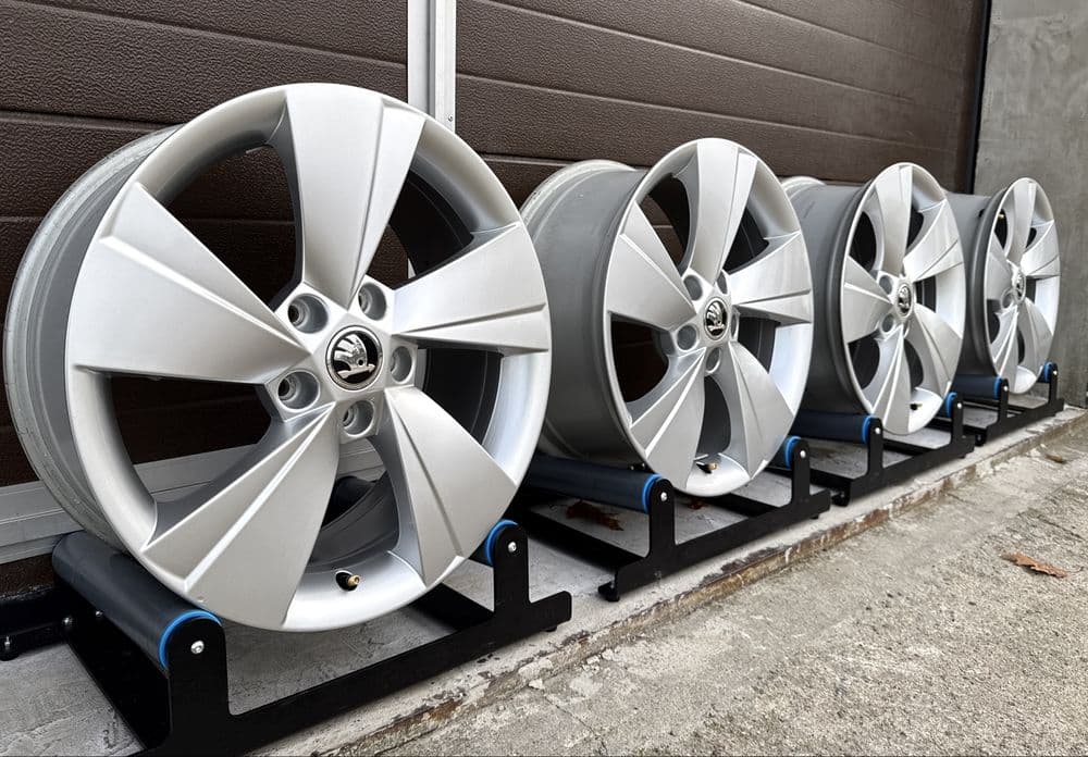 4x felgi aluminiowe 5x100 r17 et40 6,5J Alufelgi Oryginał Skoda 17”