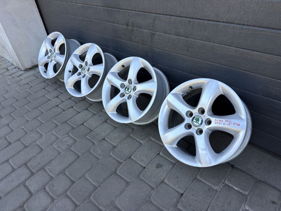 Felgi aluminiowe 15” 5x100 oryginalna Skoda