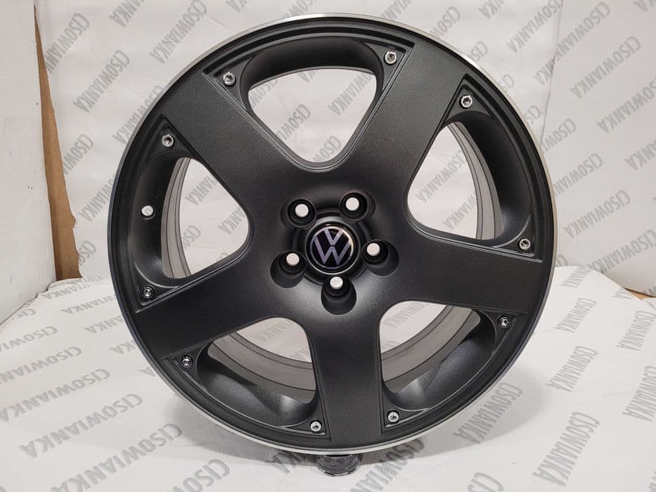 4szt Felgi VW Santa Monica7Jx17 H2 Et38 5x100 Polerowany rant
