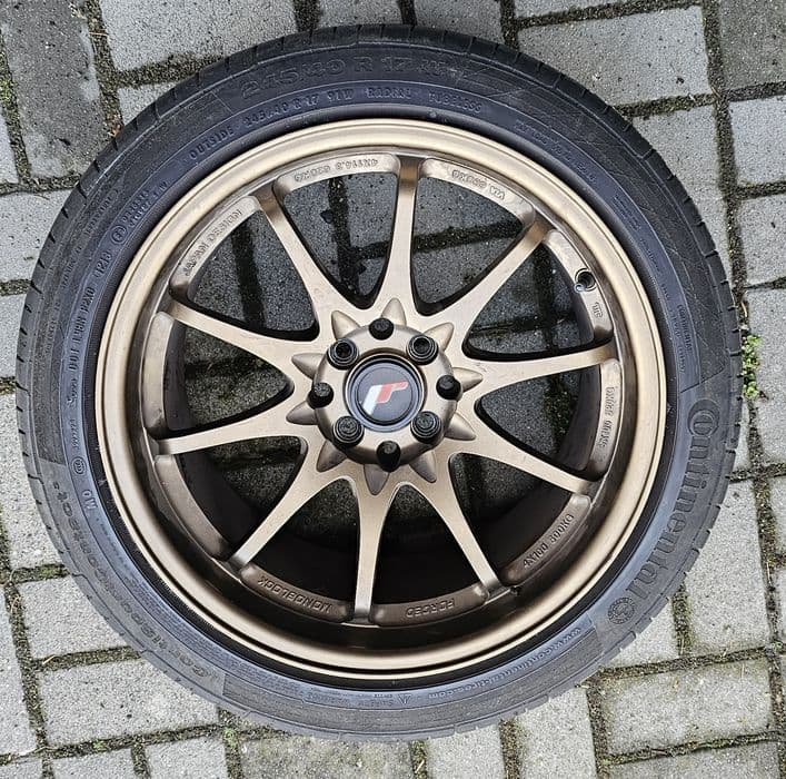 Komplet felg Japan Racing 5 rozmiar 17 cali 4x100 / 5x100 / 4x114.3