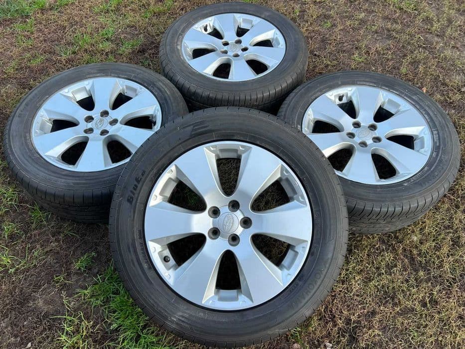 Felgi 17 5x100 Subaru Forester Impreza Legacy Outback XV ET48 Oryginalne Alufelgi