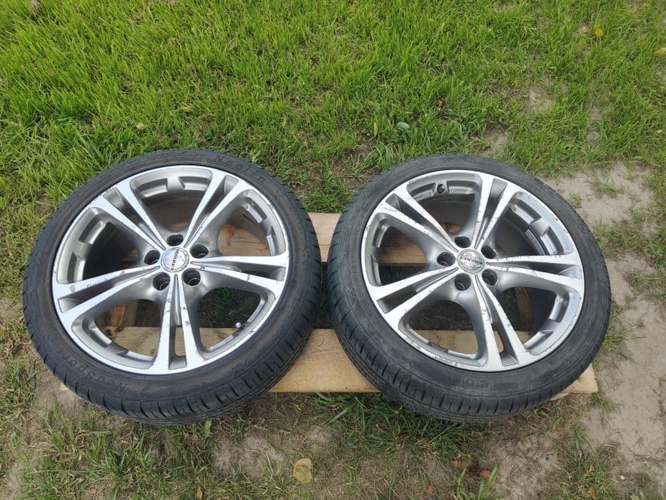 Felgi aluminiowe R17 5x100 z oponami letnimi 215/45/17
