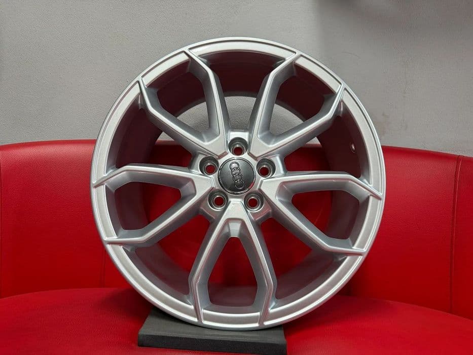 Felgi aluminiowe AUDI ORI 5x100r17 et46 SREBRNE AUDI VW SKODA  nowe!!!!