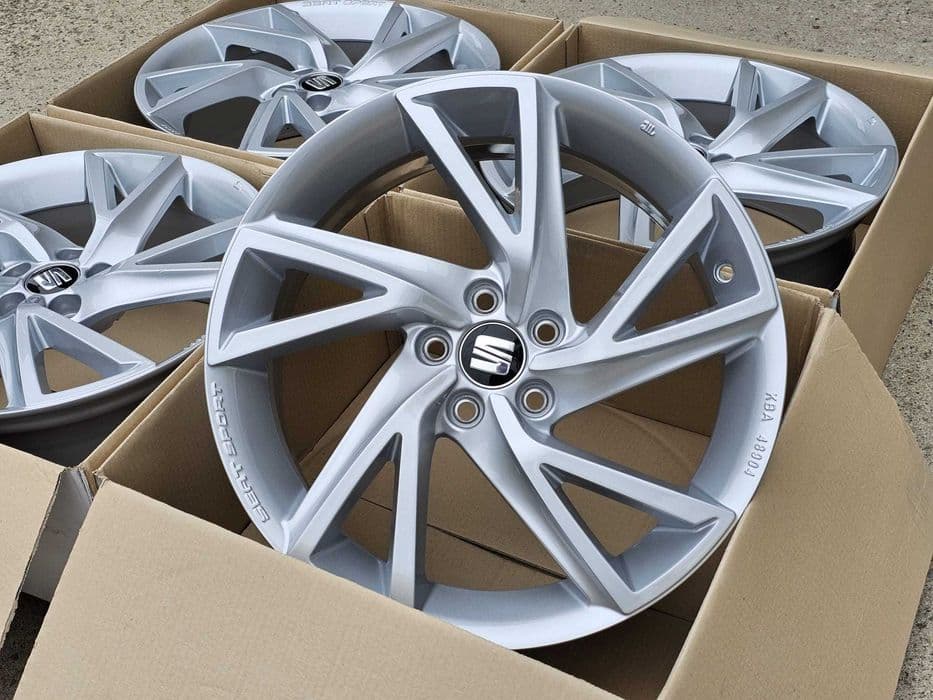 OEM Alufelgi 5x100 17 ET43 Seat Sport Ibiza III IV V (2017 - 2026) Cordoba Oryginalne 6J0071494C Skoda Fabia Rapis VW Polo Golf Bora Fox WROCLAW