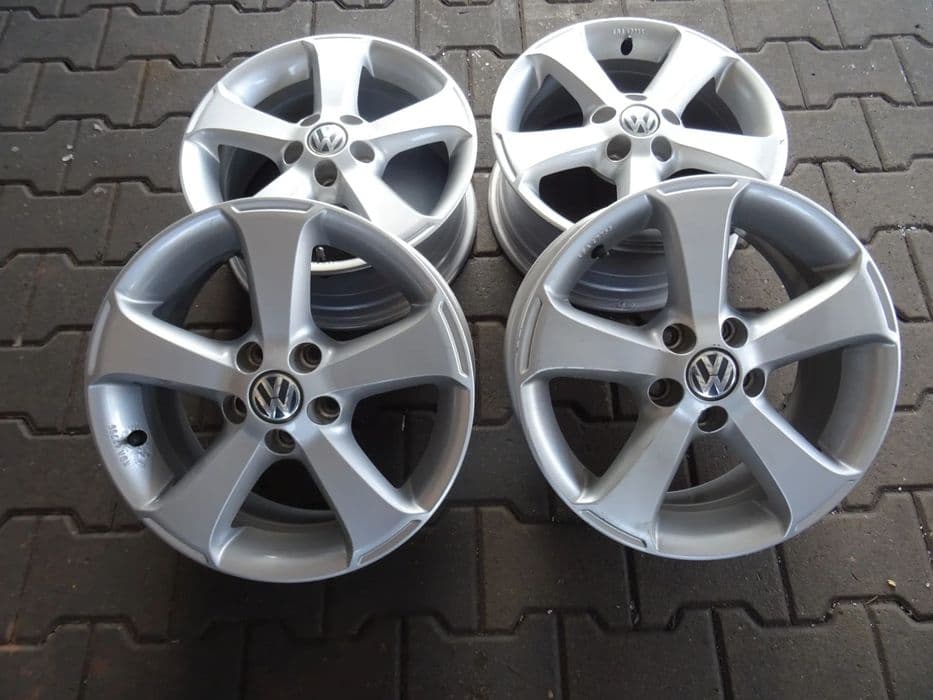 5x100x57 6Jx15 ET40 Volkswagen oryginalne felgi 15