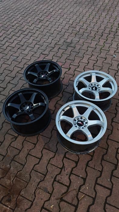 Felgi japan racing  jr 3 r17 4x9j 5x114.3/5x100 et35 Lexus toyota drift stance Japan te37 rota nissan