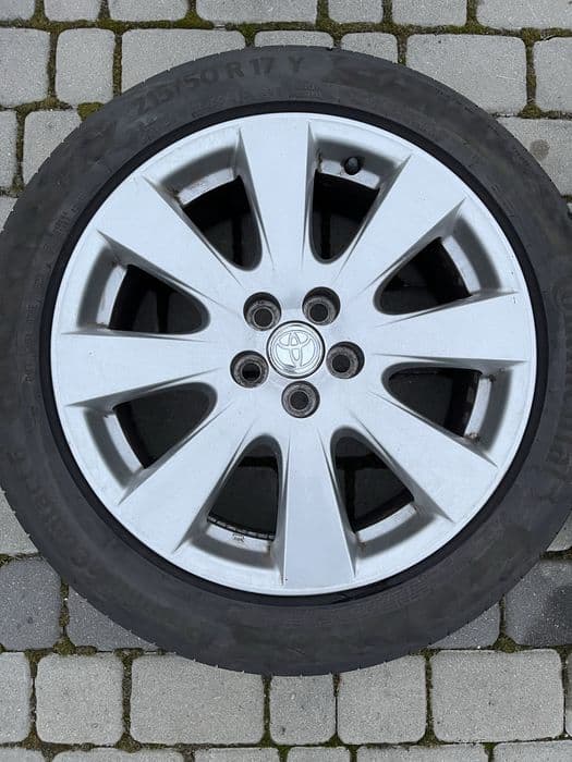 Alufelgi 5x100 17 cali Toyota Prius Verso Yaris Corolla GT 86 Avensis
