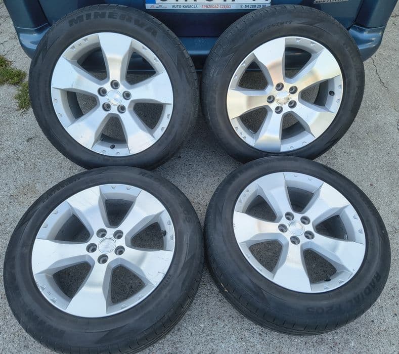 Komplet oryginalnych felg aluminiowych "17"  Subaru 5x100 !