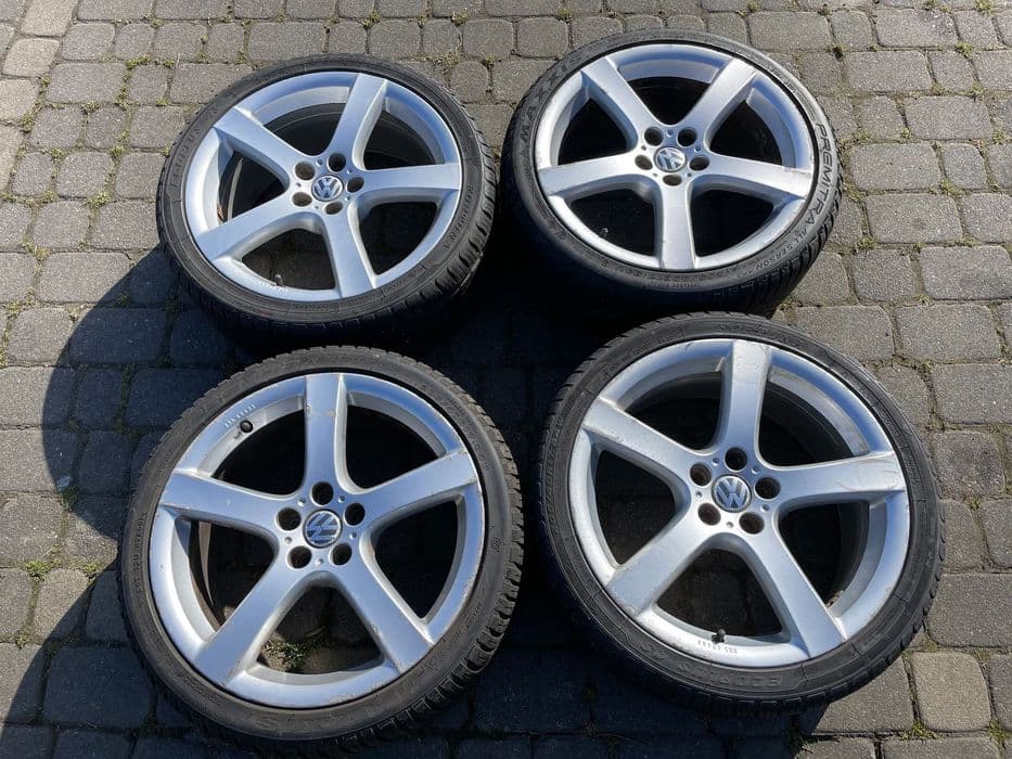 VW POLO SKODA FABIA SEAT IBIZA FELGI ALUMINIOWE ET38 KOŁA opony 5x100 205/40/17 nowe