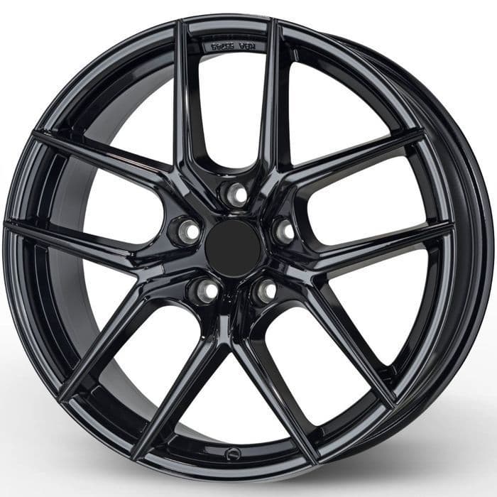 Pasuje do VW Felgi 17" Taigo Polo / Polo Cross Czarny Połysk