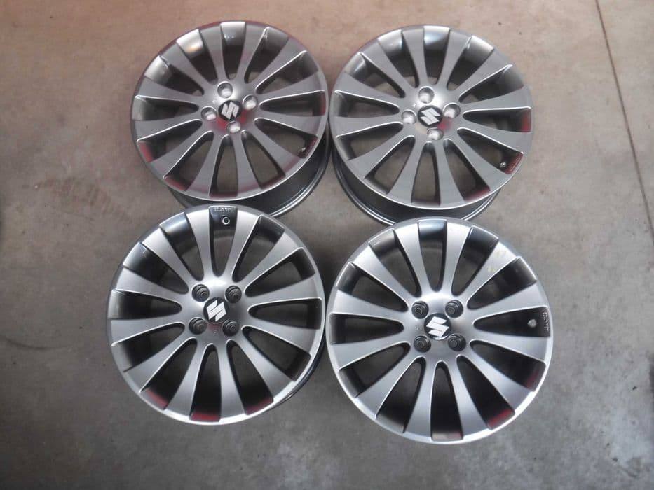 4xAlufelgi Suzuki Oryginał cali 17 7J ET45 5x100 Nowe
