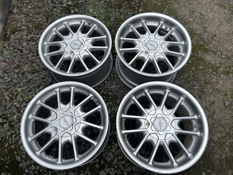 (F1) ALUFELGI 17” 5x100 2x8,5J 2x10J ET30 (VW Golf 4 Bora Audi A3 8L Seat Skoda itp)