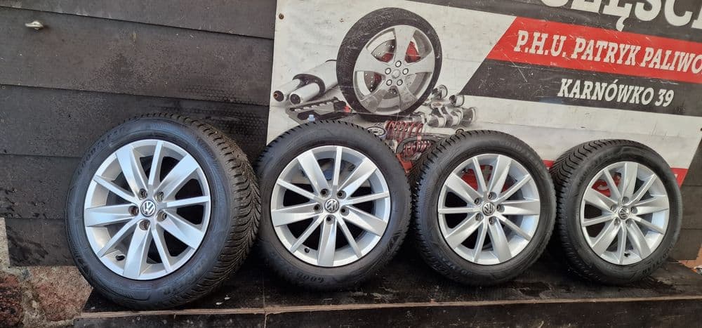 Alufelgi+opony wielosezonowe R15 5x100 et40 VW Polo 6C 6R 2024r