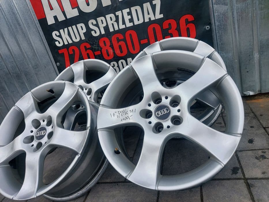 Alufelgi 17" 5x100 Audi VW Skoda Seat