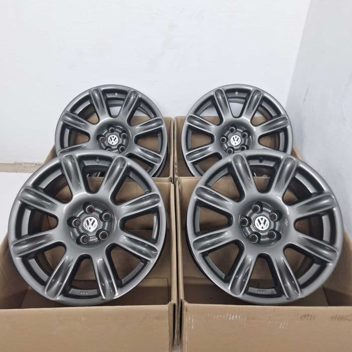 Oryginalne felgi aluminiowe BBS 17'' VW POLO CROSS 5x100 7,5J ET35  A345
