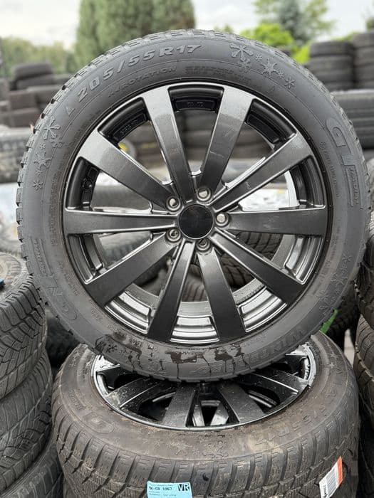 Komplet alufelg 5x100 17” niemieckie, audi a3