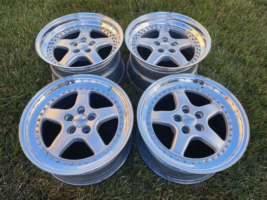 Felgi Tramont Staria 17" 8.5/9.5 5x100 golf bora corrado passat vr6 jetta 3tlg skręcane