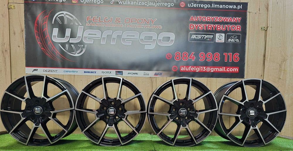 Nowe alufelgi SEAT 17x5x100 - Arona,Cordona, Ibiza,Toledo