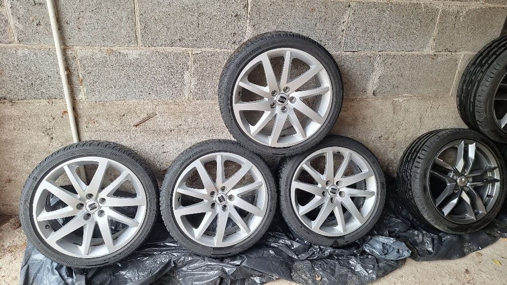 Flegi 17 cali 5x100 wraz z oponami