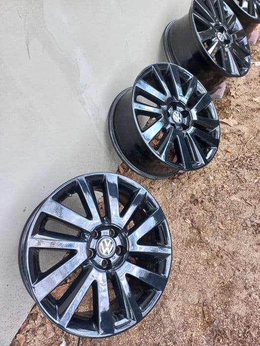 4x felgi 17' 5x100 skoda vw seat czarny polysk