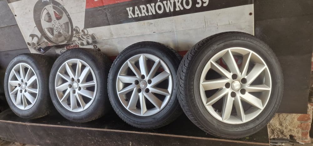 Alufelgi+Opony letnie r15 5x100 et38 SEAT Ibiza IV