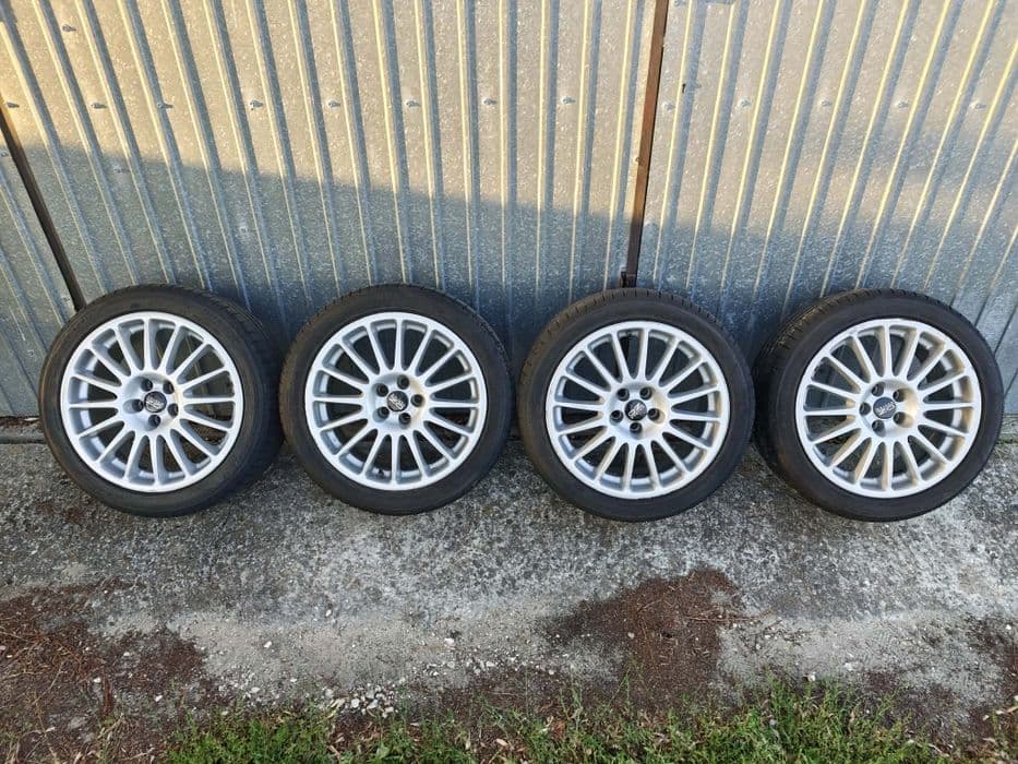 Felgi oz racing 17" 5x100 ET35 nowe opony!!! Dunlop bluresponse 225/45