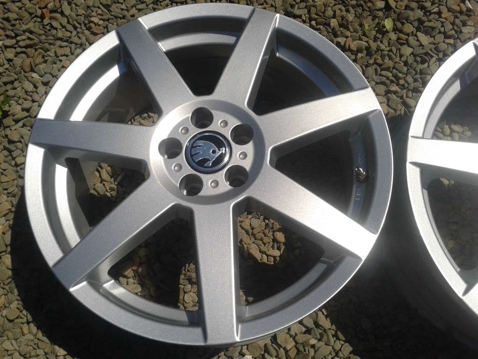 oryginalne r17 17cali 5x100 felgi mielec volkswagen polo taigo tcross seat arona ibiza skoda fabia scala rapid kamiq toyota yaris subaru roomster audi