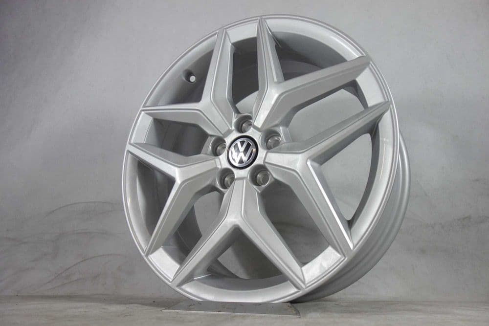 NOWE Alufelgi RONAL 17" 5x100 Volkswagen Nowe Polo Srebrne 858